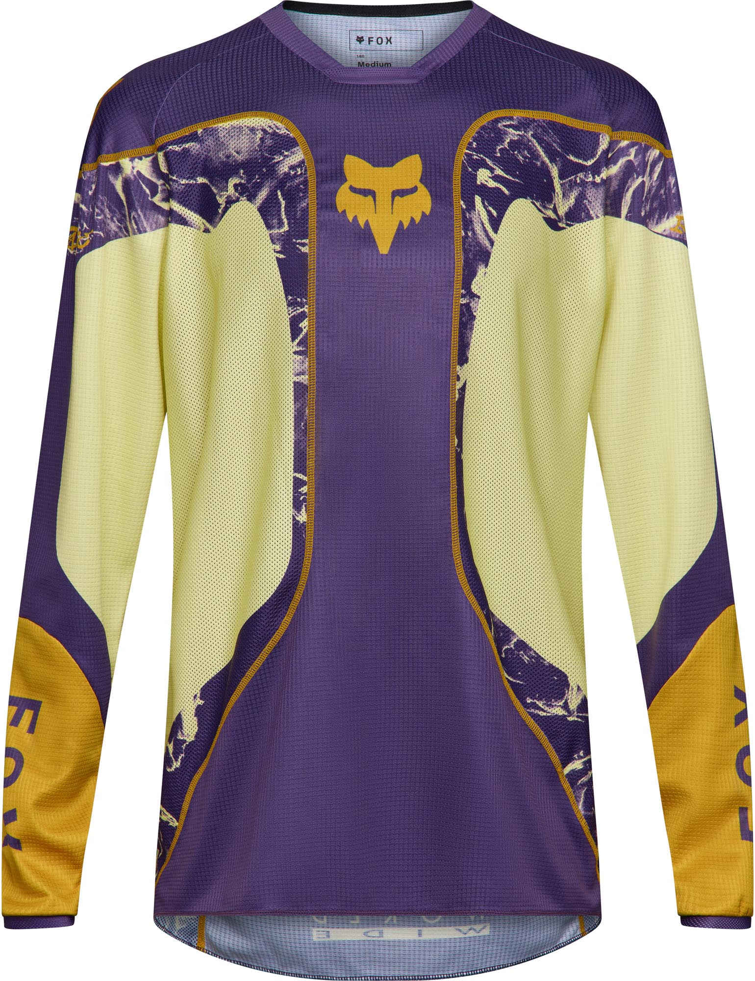 FOX 180 Image Print Motocrosstrøje lilla/gul 2XL Figur 1
