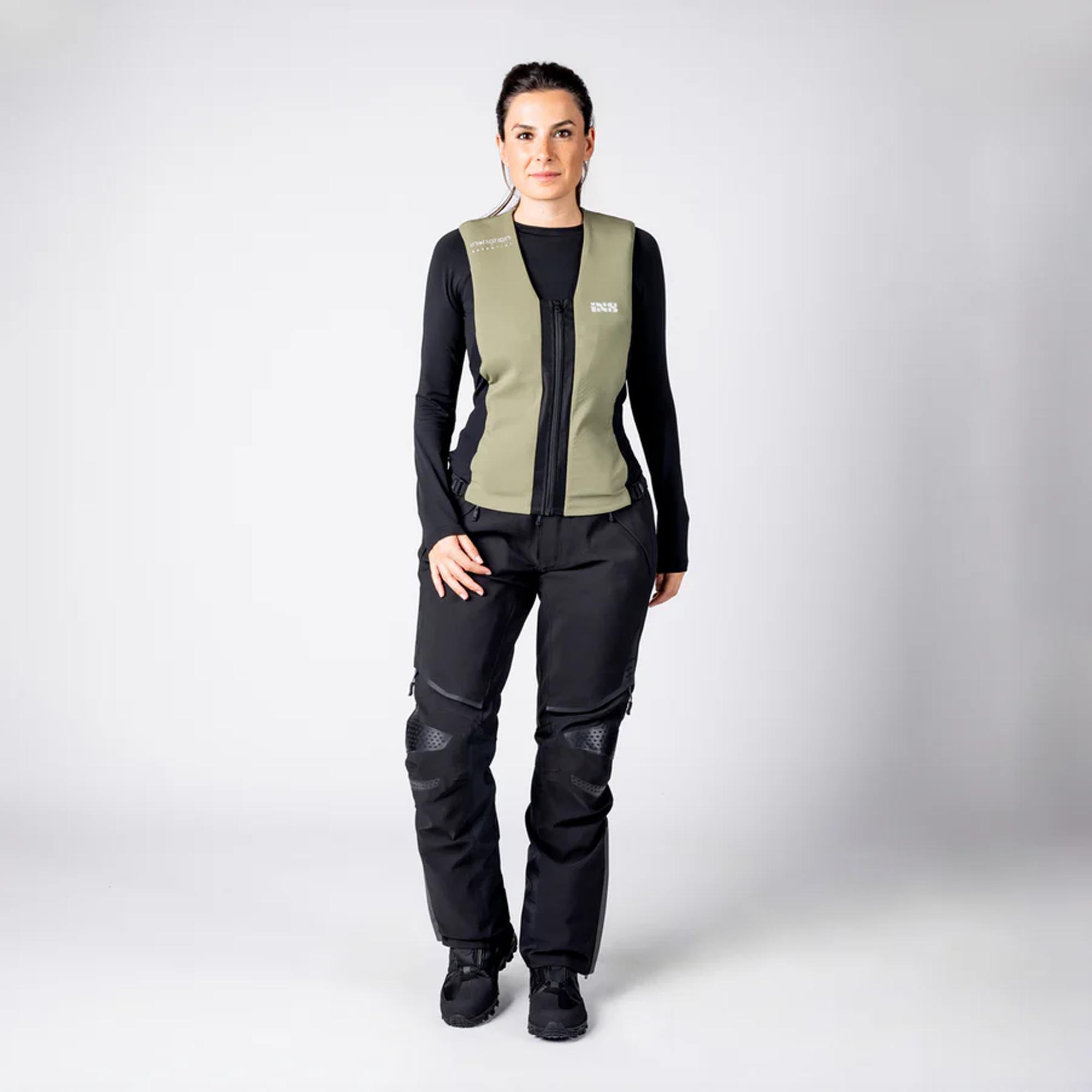 IXS IPRO 1.0 Vestă cu airbag măsliniu/verde S/M Figura 3