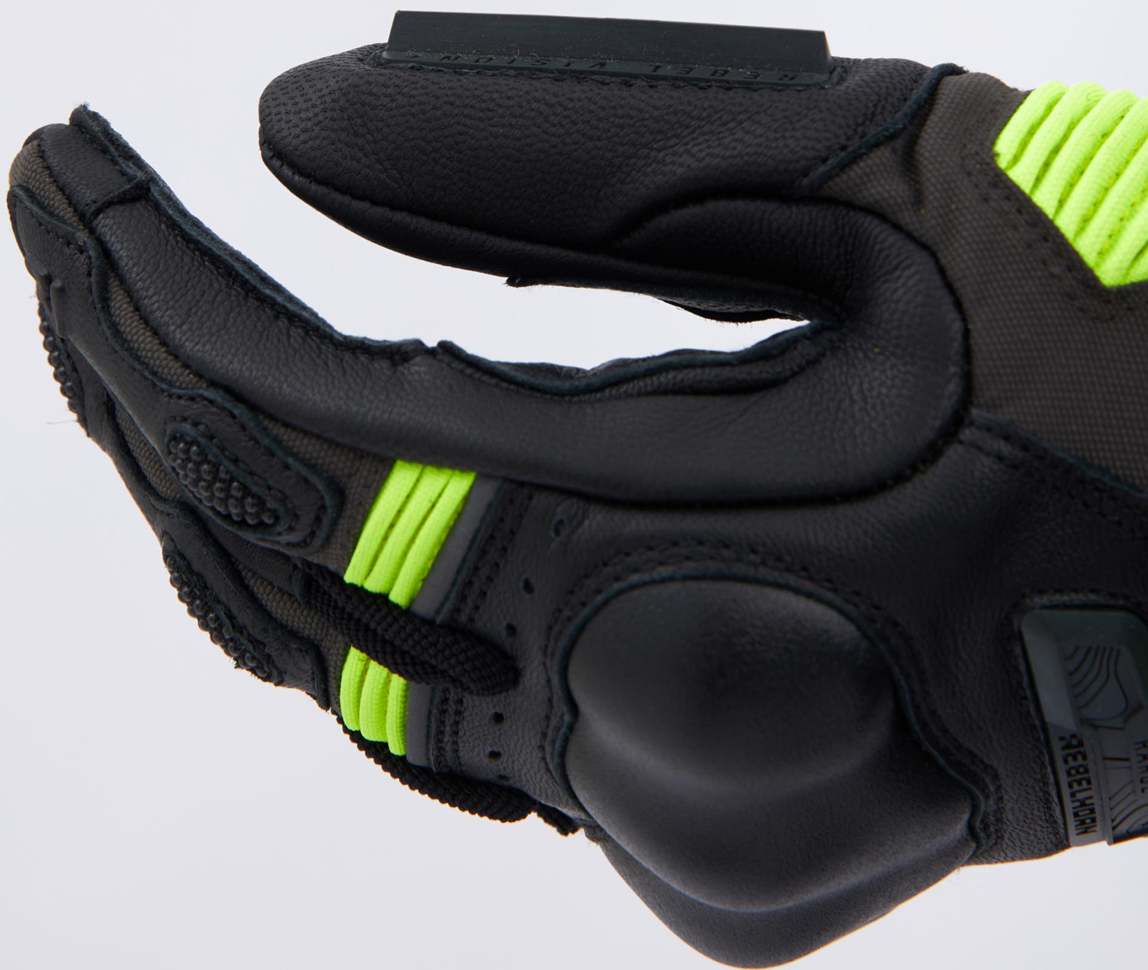 Rebelhorn Range Motorcycle Gloves black/anthracite/yellow S Figure 6