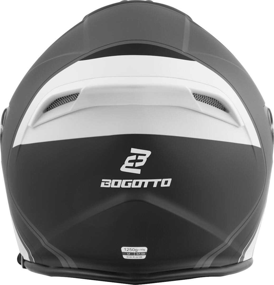 Bogotto H586 City-B Cască cu reacție Negru mat/gri/alb L Figura 2