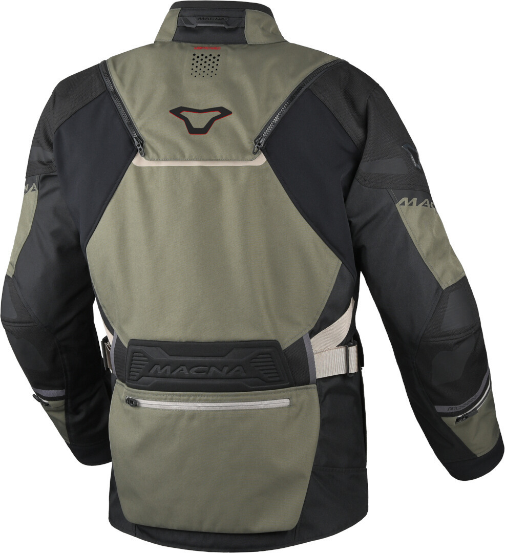 Macna Air Hybrid 2.0 vattentät motorcykel textil jacka Olivgrön/svart XXL Figur 4
