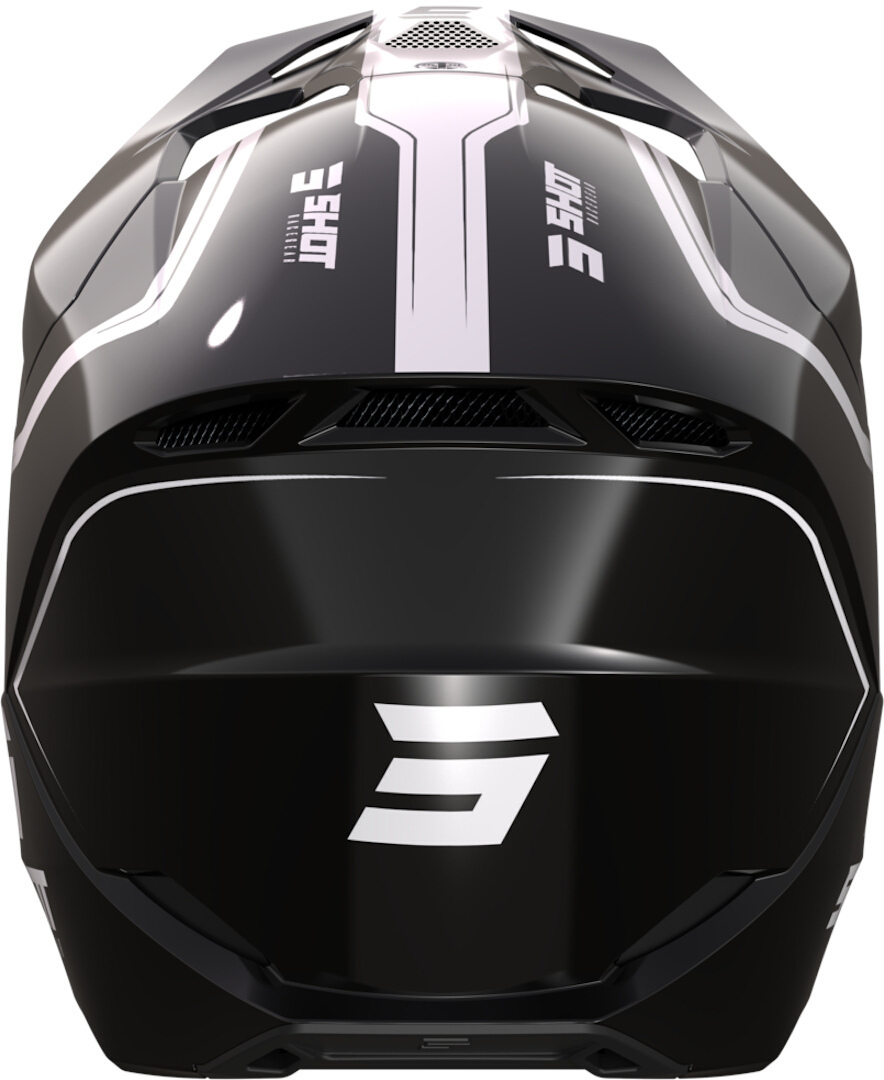 Shot Furious Reflex Motocross hjälm svart/vitt Man (57/58) Figur 2