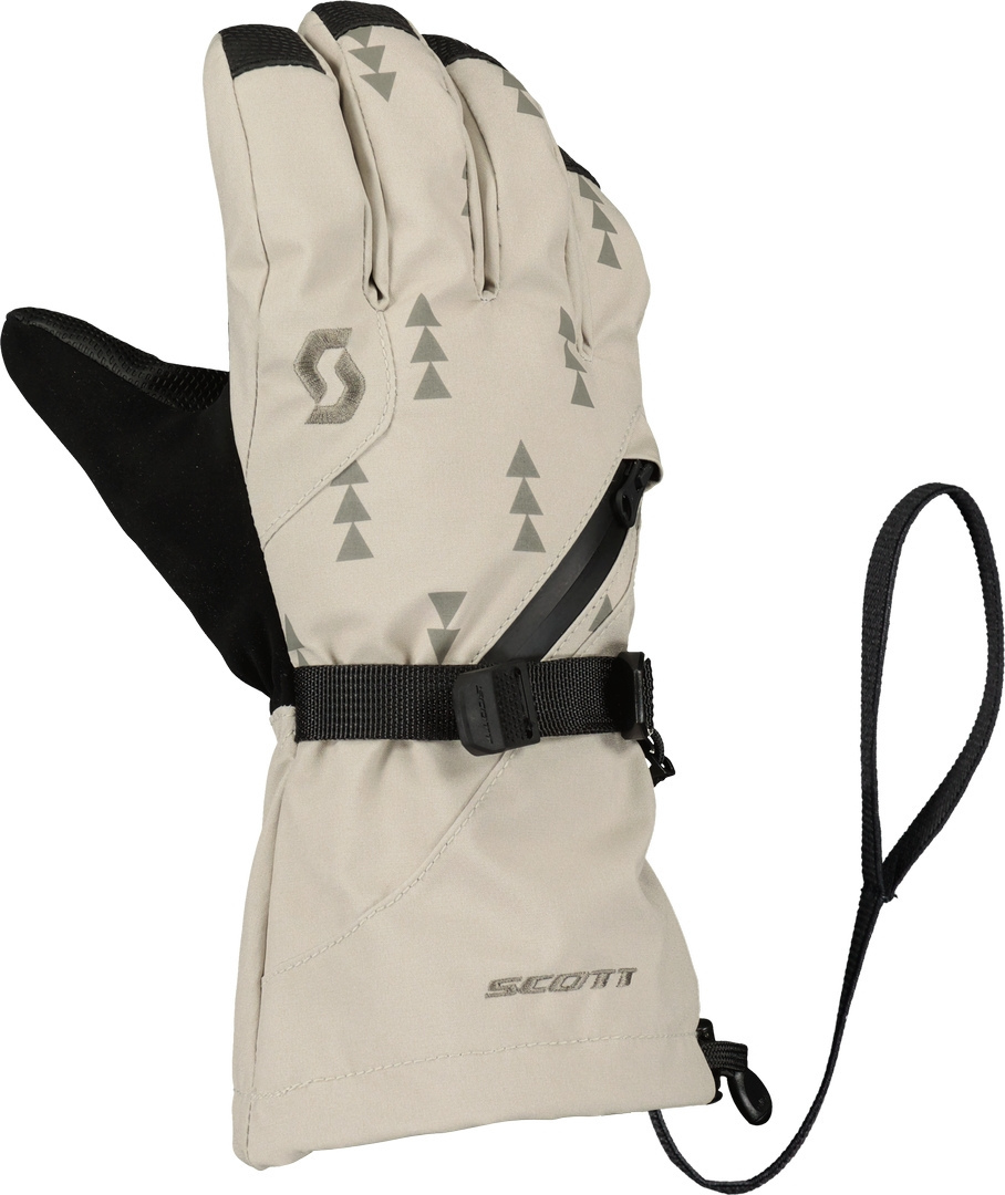 Scott Ultimate Premium Mănuși pentru snowmobile pentru copii greige XL Figura 1