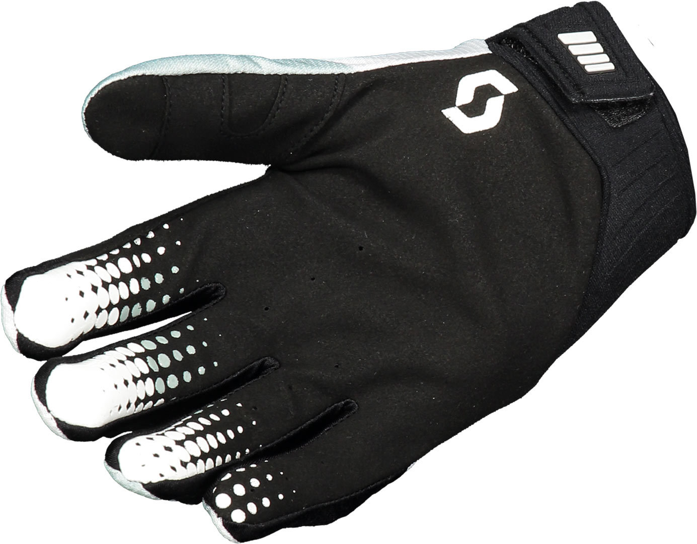 Scott 450 Angled Mănuși de motocross alb/negru L Figura 2