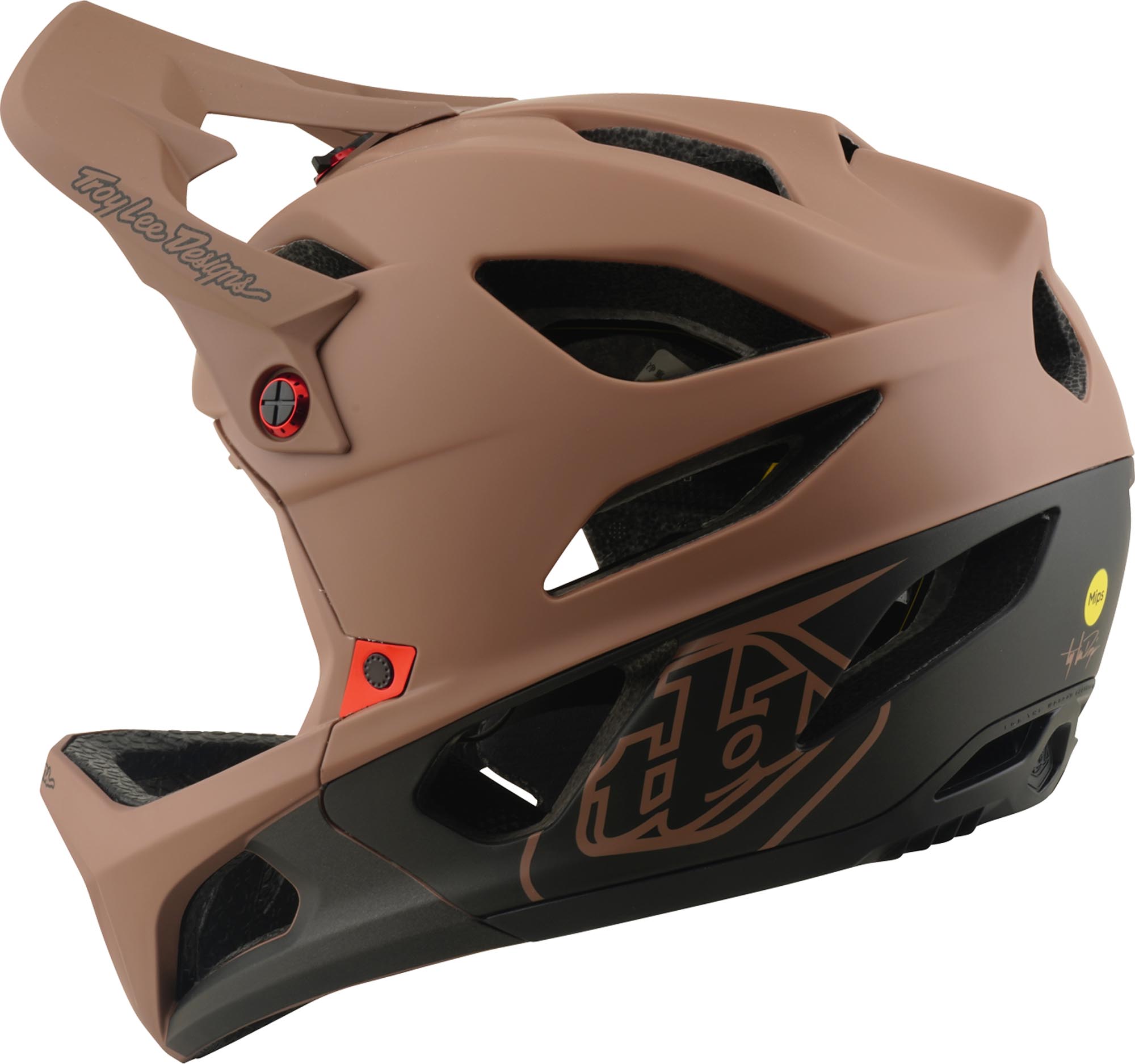 Troy Lee Designs Stage MIPS Drone Downhill Helmet brown/black M-L (57/59) Figure 6