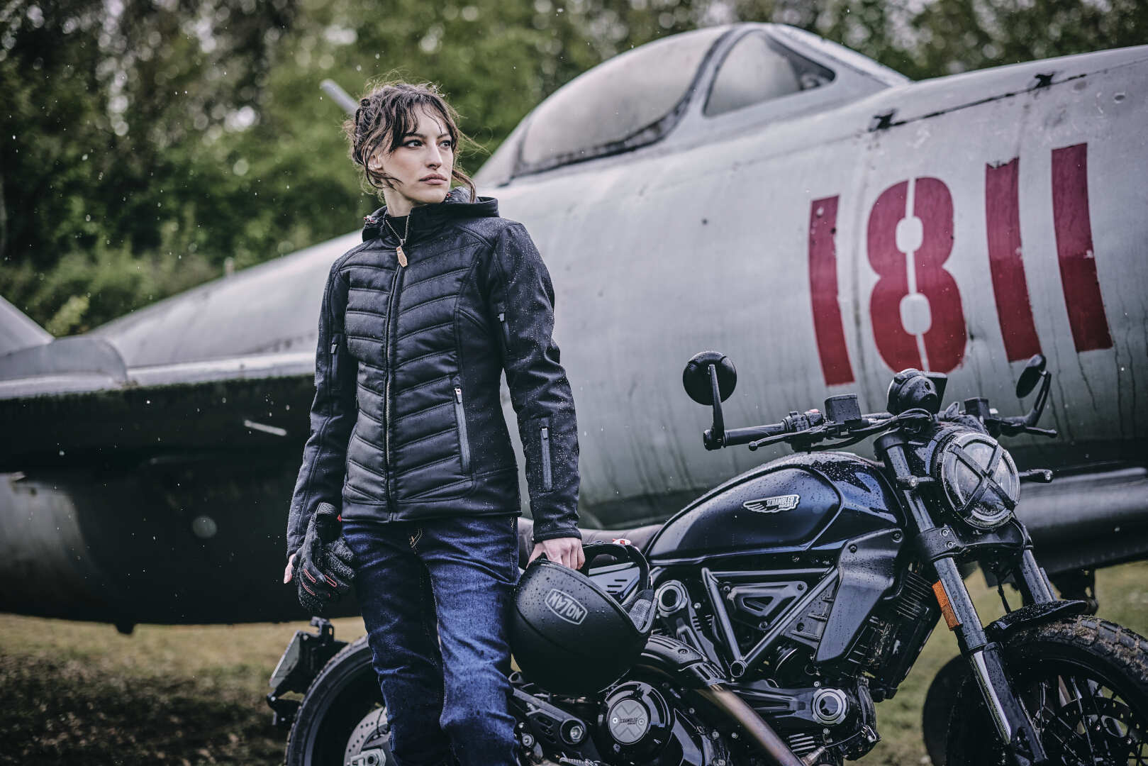 Segura Natcho 2 Damen Motorrad Textiljacke schwarz/rot 46 Abbildung 4