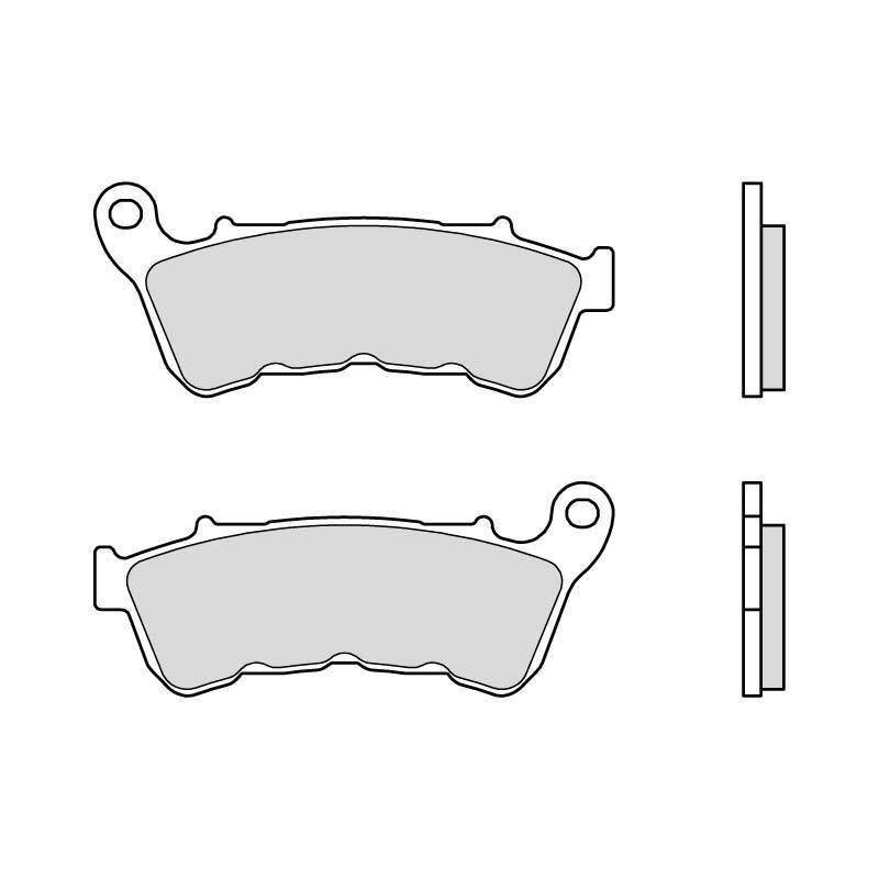 Brembo S.p.A. Plăcuțe de frână din metal sinterizat pentru stradă - 07HD22SA Figura 1