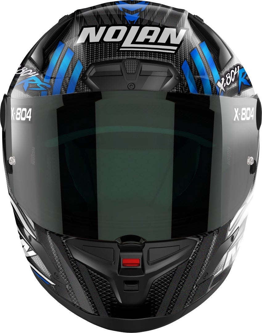 Nolan X-804 RS Ultra Carbon Spectre Hjelm sort/grå/blå S (56) Figur 5