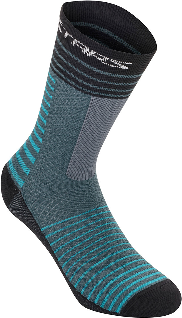 Alpinestars Drop 19 Șosete Negru/Albastru M Figura 1