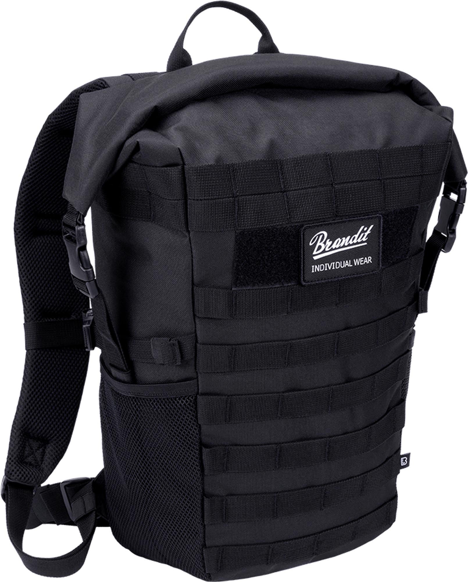 Brandit Cooper Roll Top Sac à dos noir Figure 1