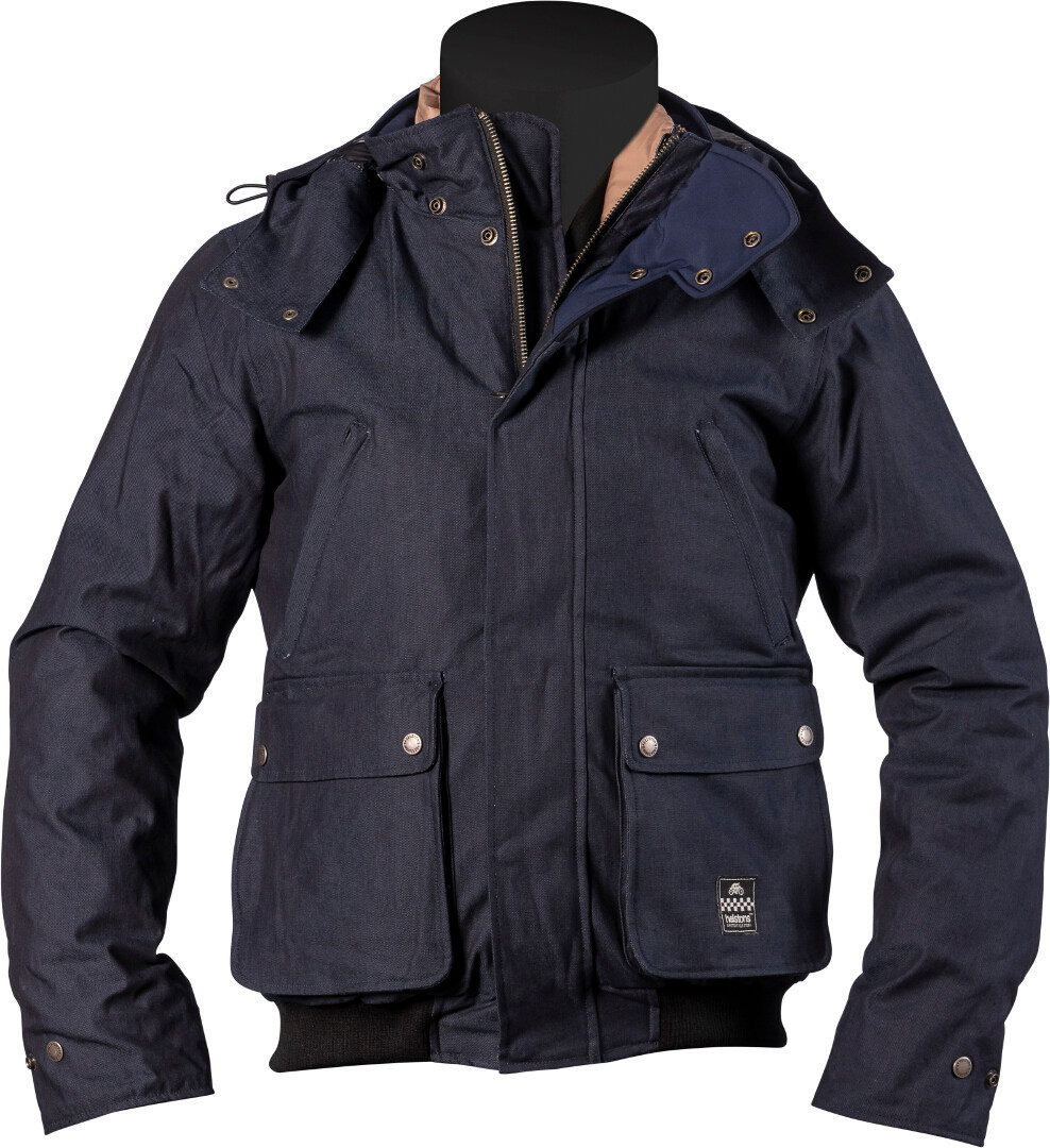 Helstons Walk Motorcycle Textile Jacket blue M Figure 1