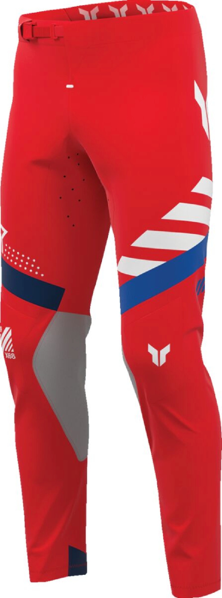 Thor Sportmode Synth Motorcross broek Rood 30 Figuur 3