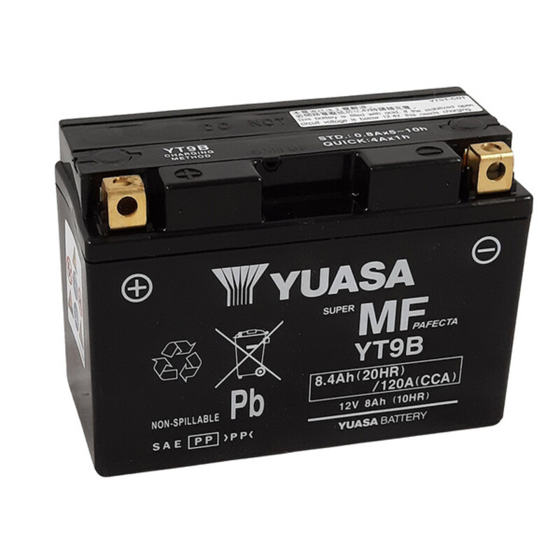 YUASA Baterie W/C fără întreținere activată din fabrică - YT9B Figura 1