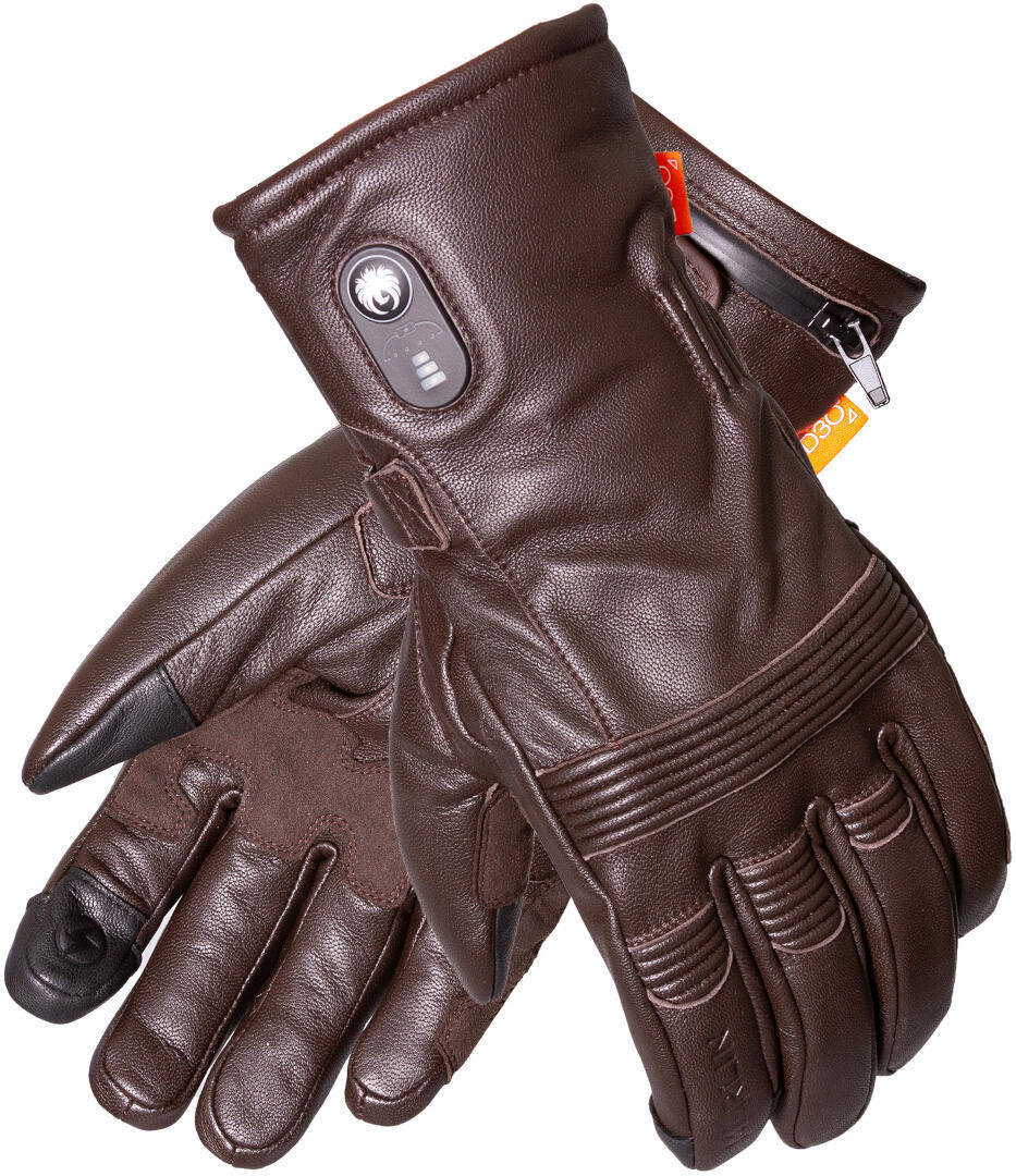 Merlin Minworth II D3O heated waterproof Motorcycle Gloves dark brown M Figure 1