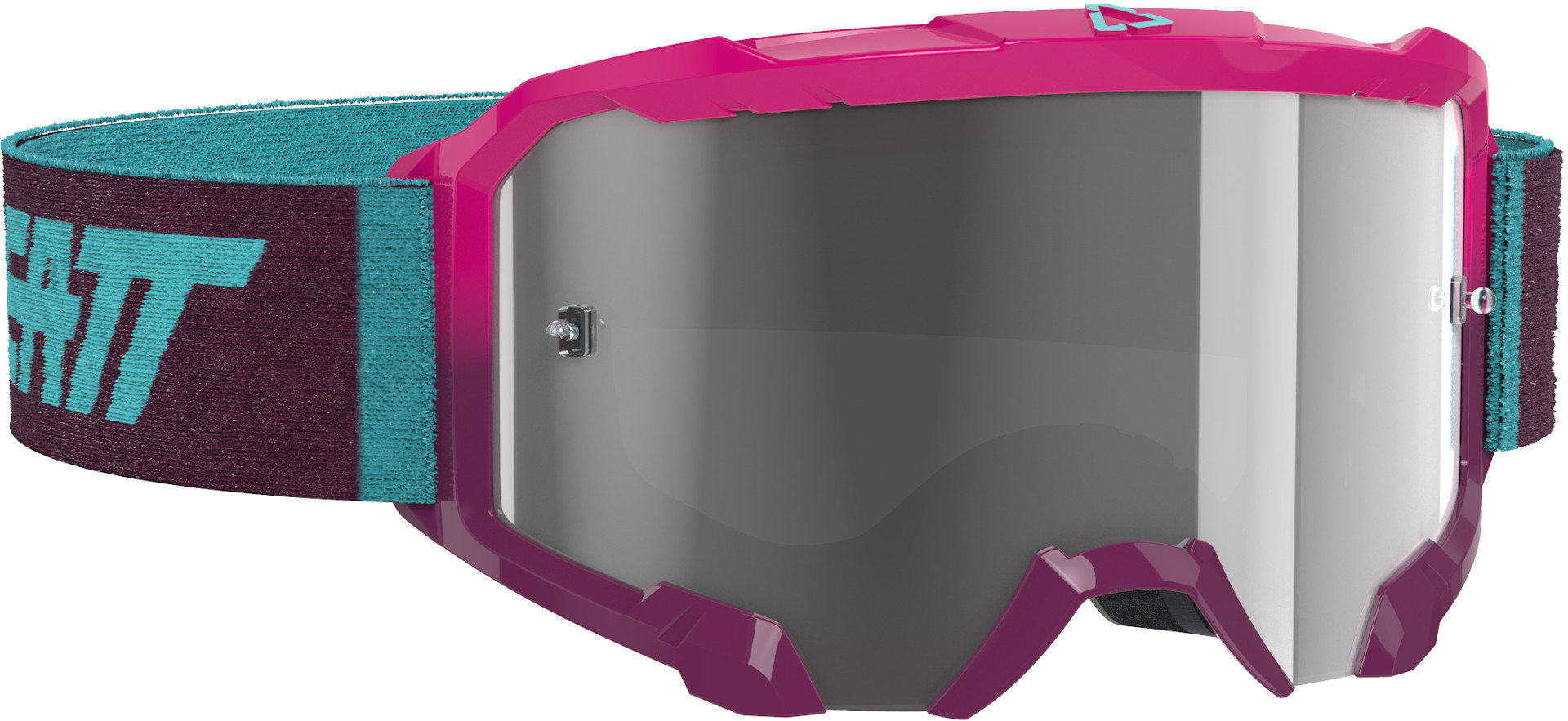 Leatt Velocity 4.5 Ochelari de motocross Albastru/roz Figura 1