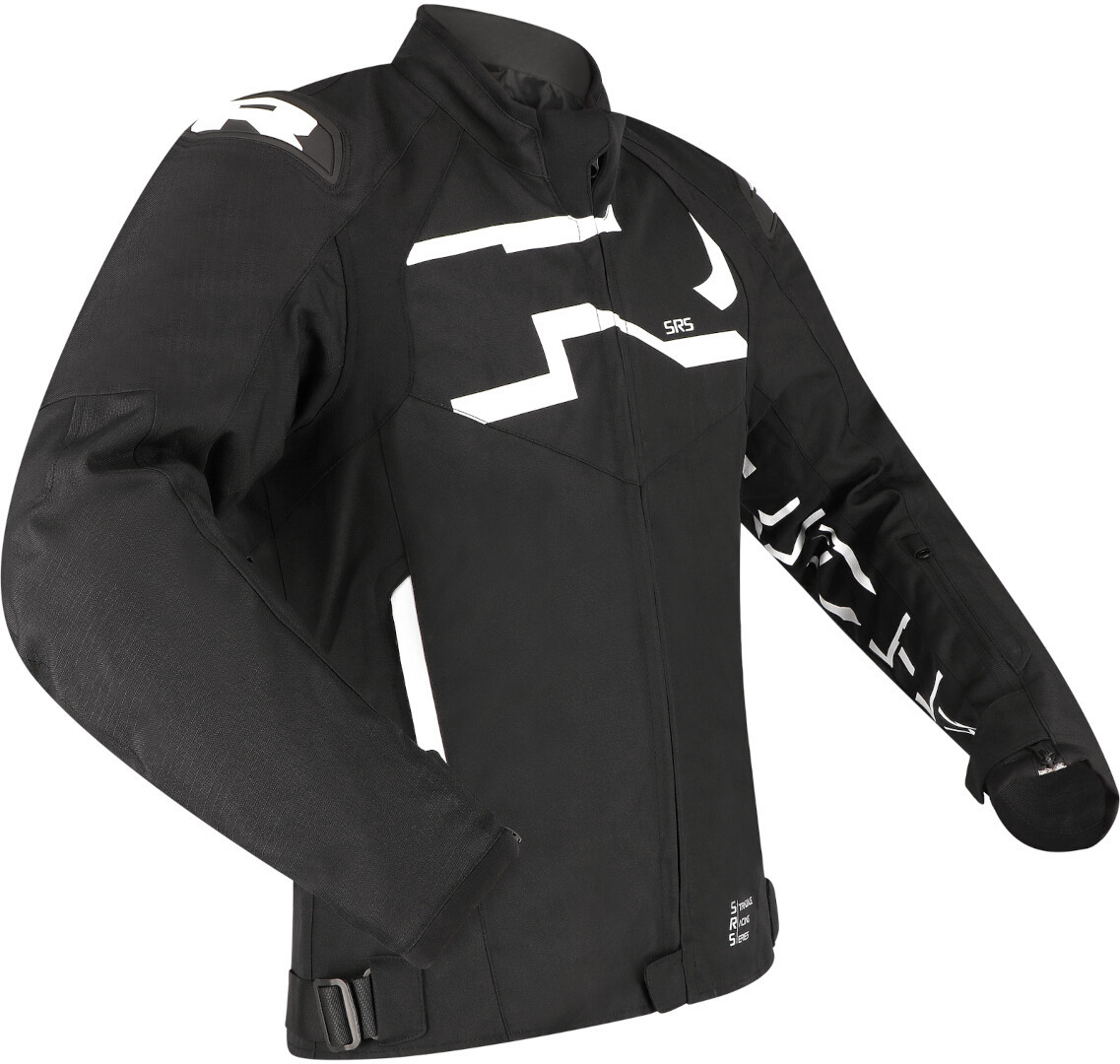Richa Stradale Tex WP waterproof Motorcycle Textile Jacket black/white L Figure 1