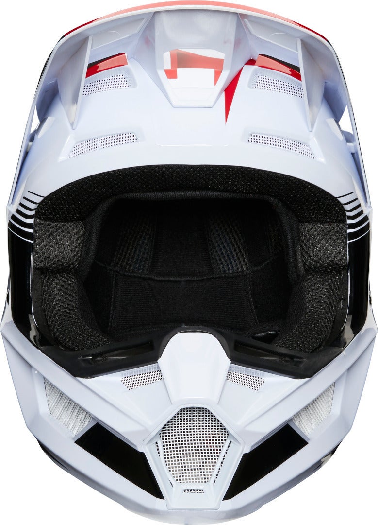 Fox V2 Hayl Casco Motocross Giovani blu/rosso S Figura 2