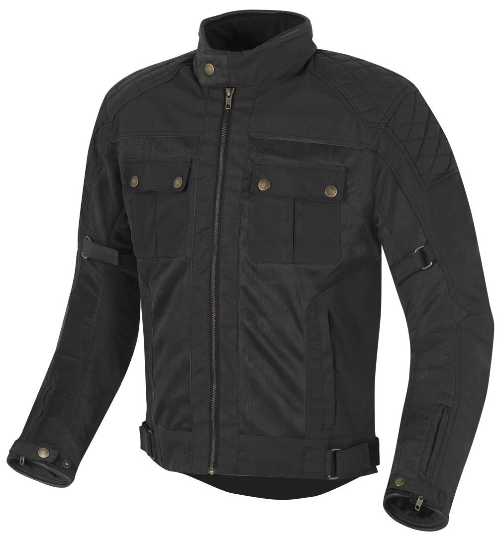 Merlin Shenstone Motorcycle Waxed Jacket black L Figure 1