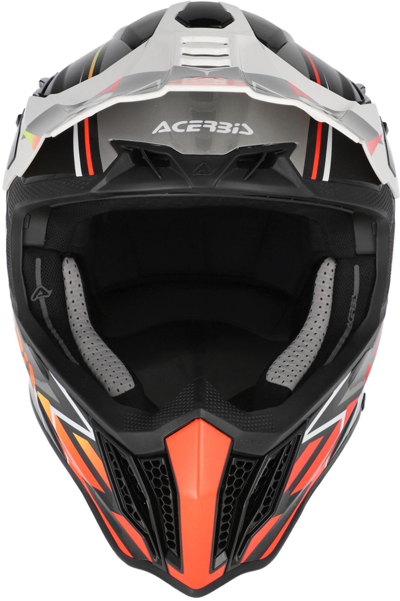 Acerbis Airstrike-X Graphic Cască de motocross negru/portocaliu/argintiu S (55/56) Figura 4