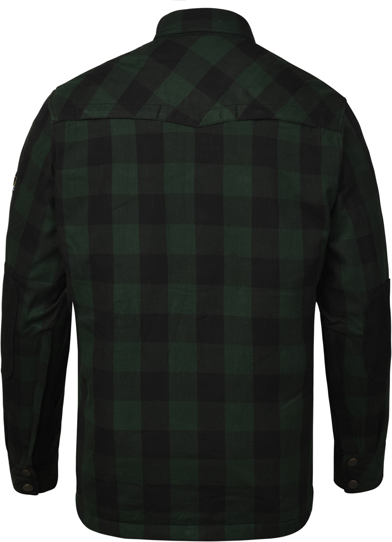 Bores Lumberjack Premium Cămașă de motocicletă Verde închis/negru 4XL Figura 3