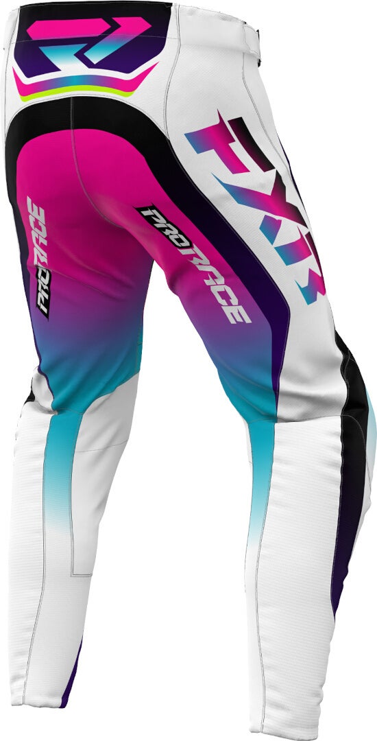FXR Revo 2025 Motocross bukser sort/blå/pink 38 Figur 2