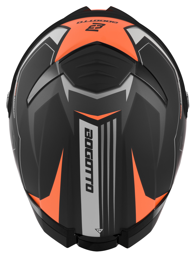 Bogotto FF118 Vilial Cască Negru mat/portocaliu M Figura 6
