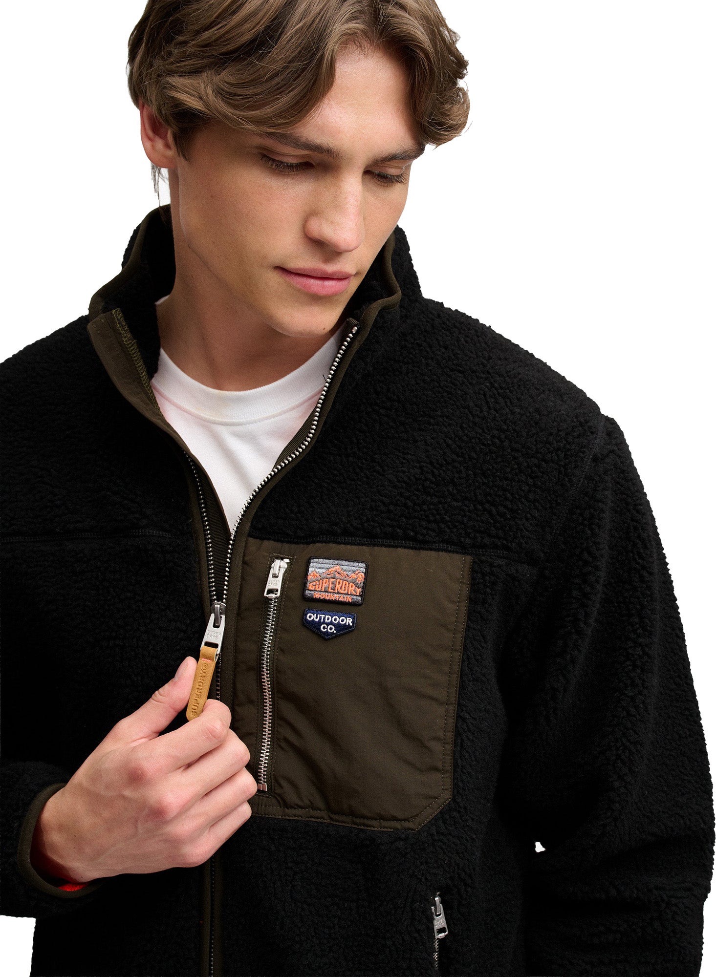 Superdry & Co Vintage Retro Fleecestakki musta M Kuva 4