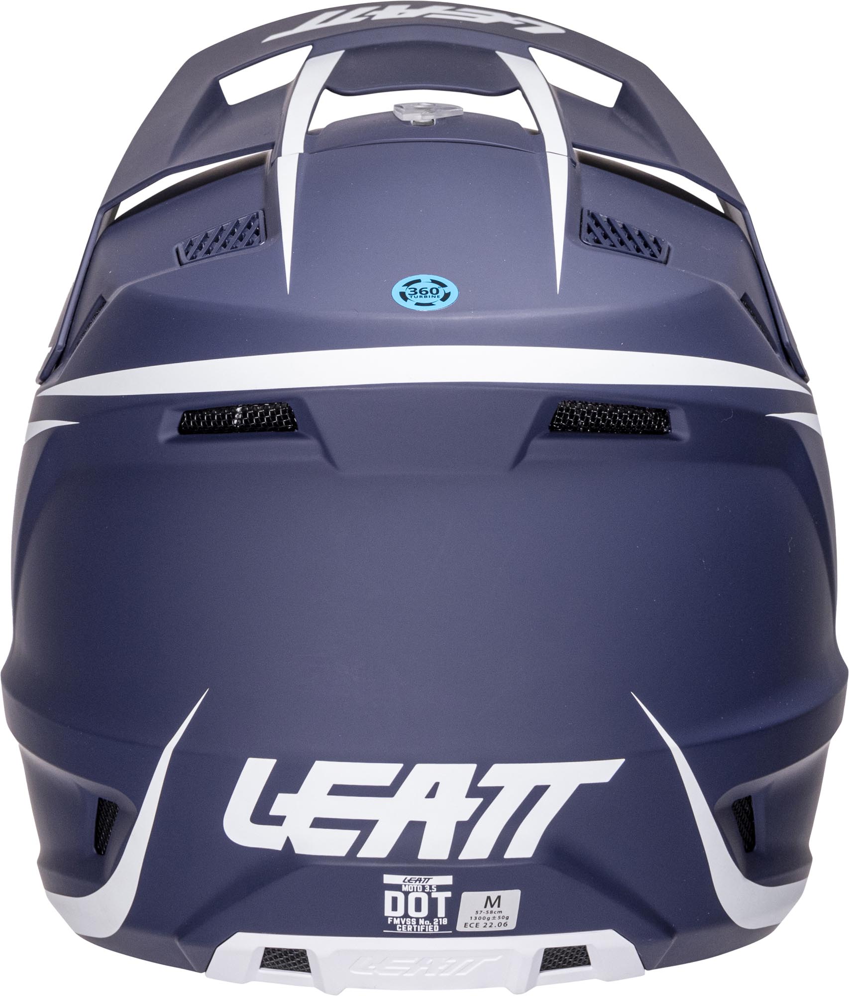 Leatt 3.5 Junior Cască de motocross cu ochelari de protecție Albastru/Alb/Roșu M (51/52) Figura 4