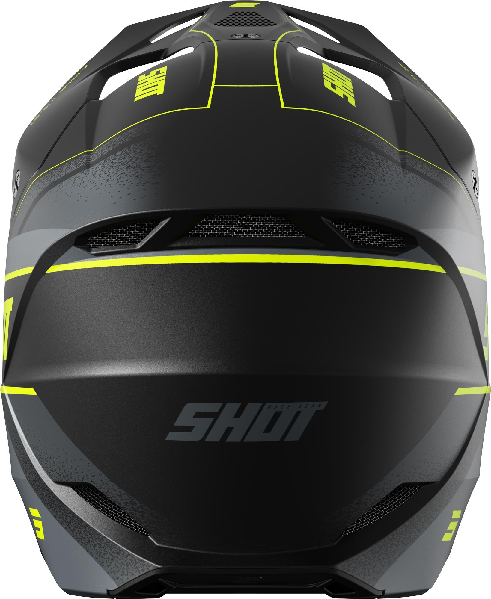 Shot Furious Dust Mips Motorcross helm Yellow Matt XXL (63/64) Figuur 3