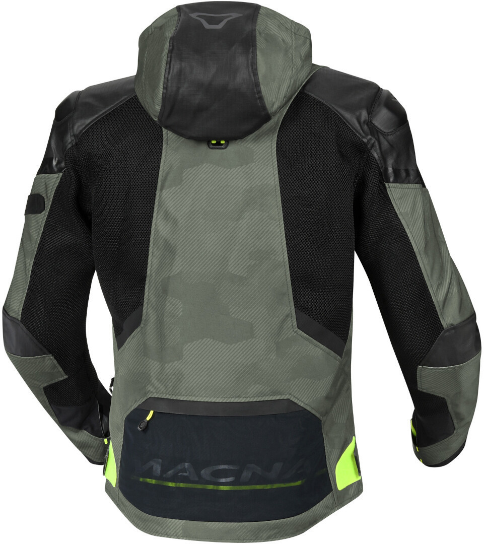 Macna Bradical Camo Jachetă textilă impermeabilă pentru motociclete Verde/Camuflaj XL Figura 2