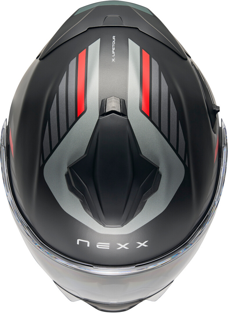 Nexx X.Lifetour Globe Cască Negru/roșu mat S (55/56) Figura 2