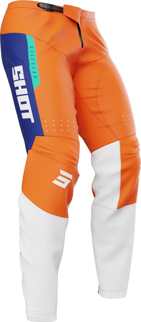 Shot Devo League Motocross Pants orange/blue/white 40 Figure 3