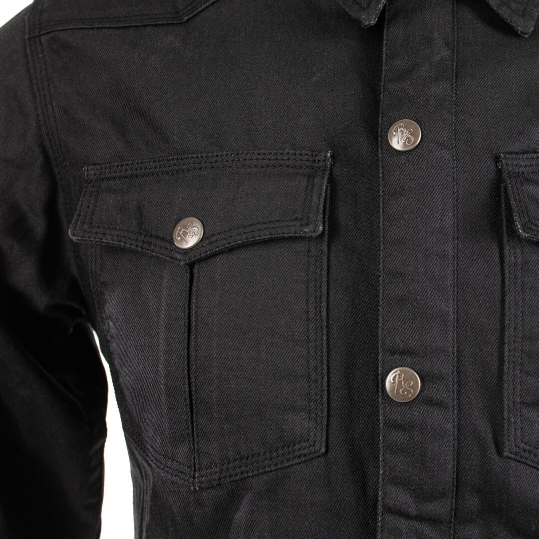 Rusty Stitches Dann Motorcycle Shirt black M Figure 6