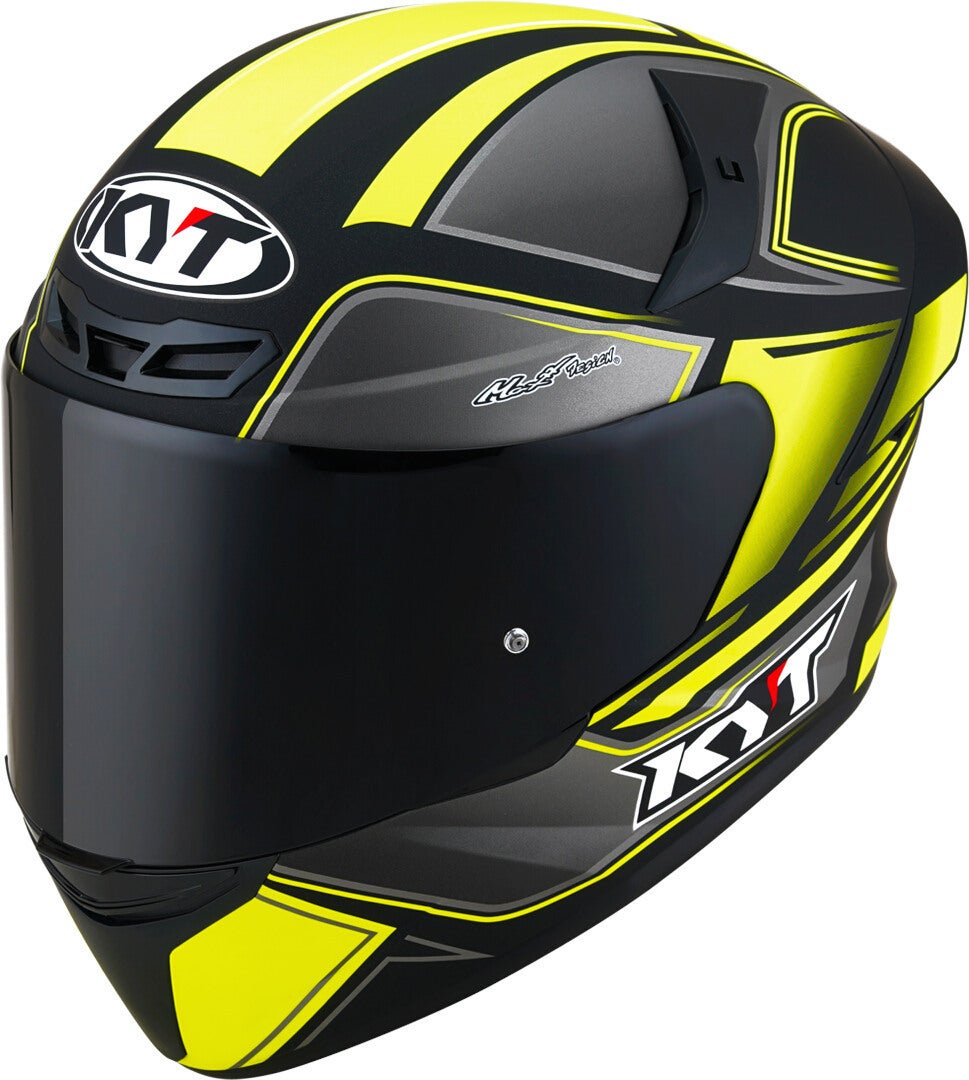 KYT TT Course Tourist Helm grau/gelb M (57/58) Abbildung 1