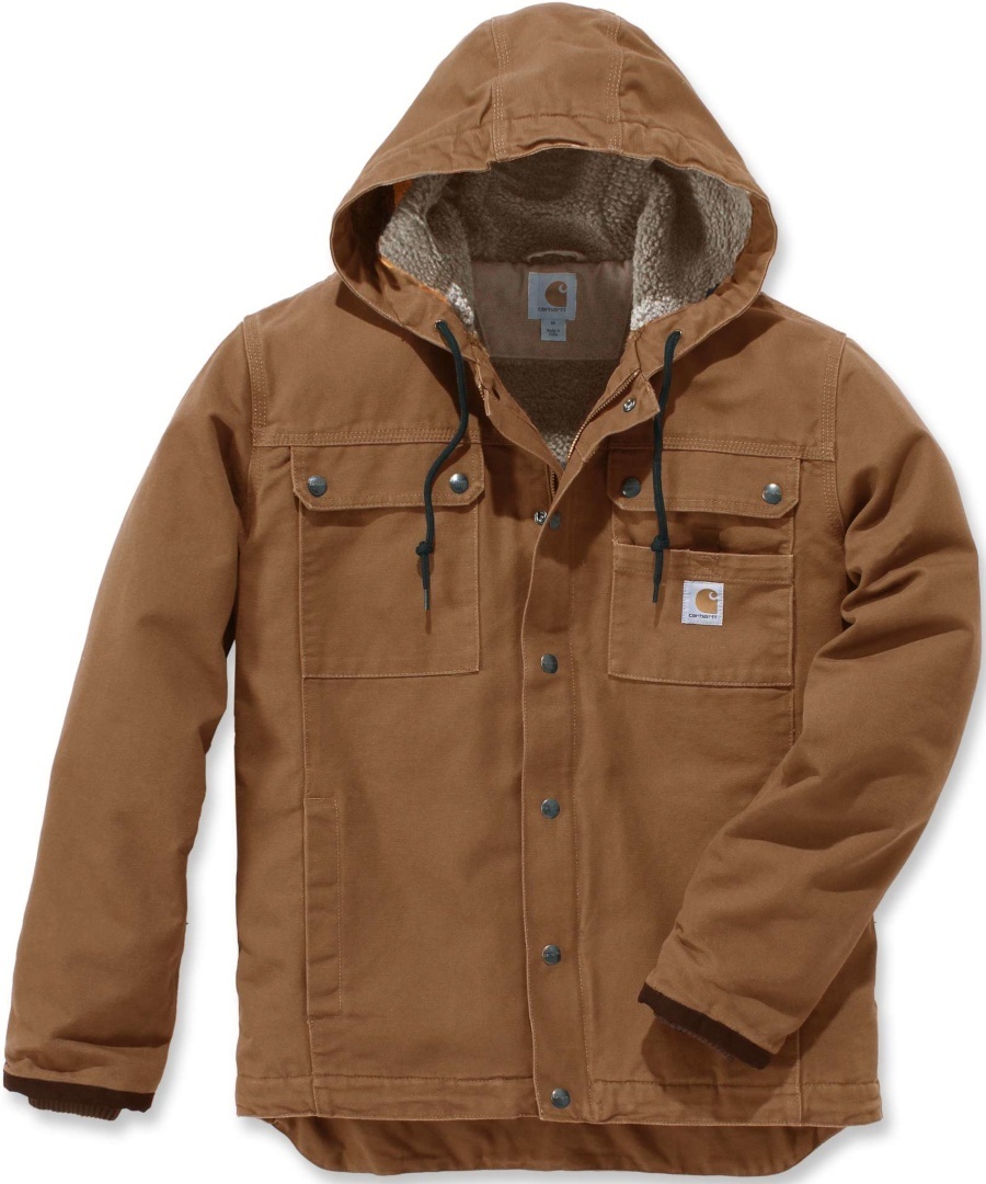 Carhartt Bartlett Bunda hnědá S Obrázek 1