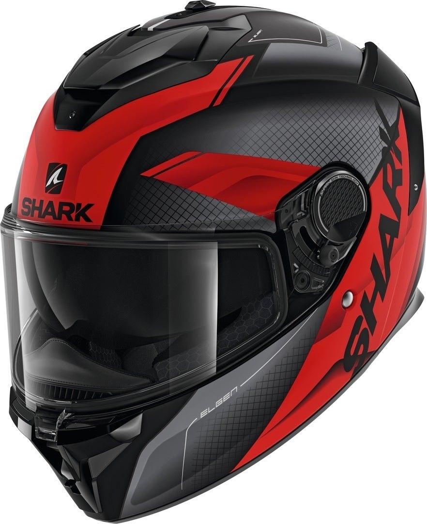 Shark Spartan GT Elgen Helm schwarz matt/rot L (59/60) Abbildung 1