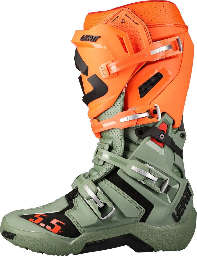 Leatt Moto 5.5 Flexlock Enduro Motocross Boots olive/orange 43 Figure 3