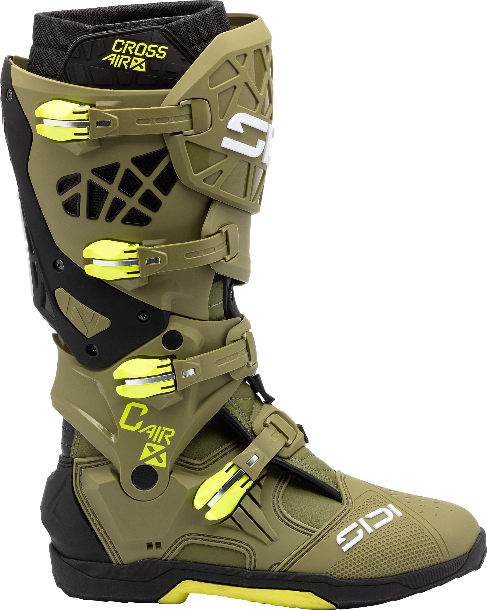 Sidi Crossair-X Bottes de motocross noir/fluo-jaune/vert 45 Figure 2