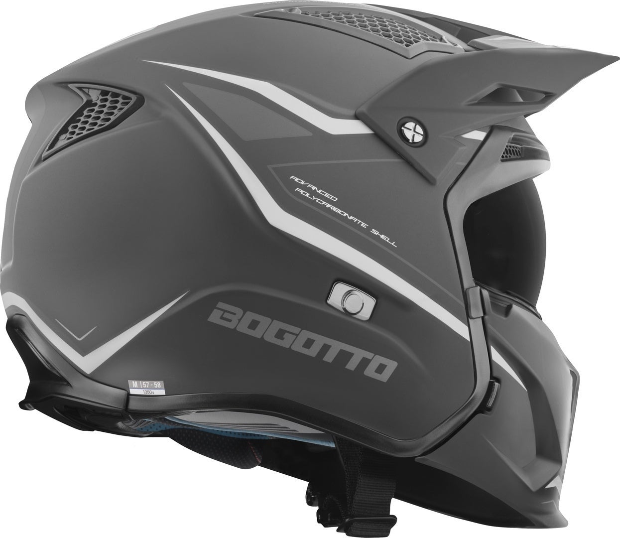 Bogotto Radic WN-ST 22.06 Hjelm grå/sort L Figur 9