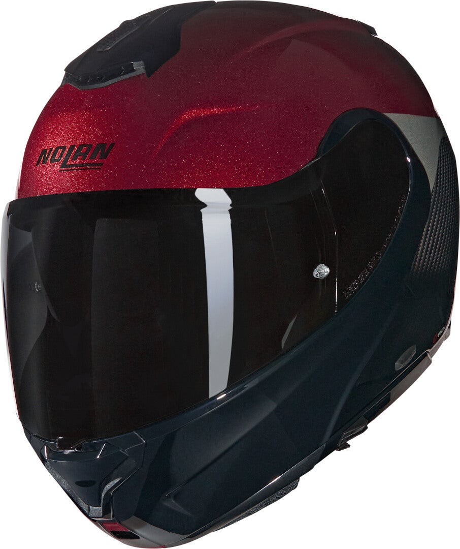 Nolan X-1005 Ultra Carbon Verniciatura Speciale N-Com Casco rosso/nero S (56) Figura 1