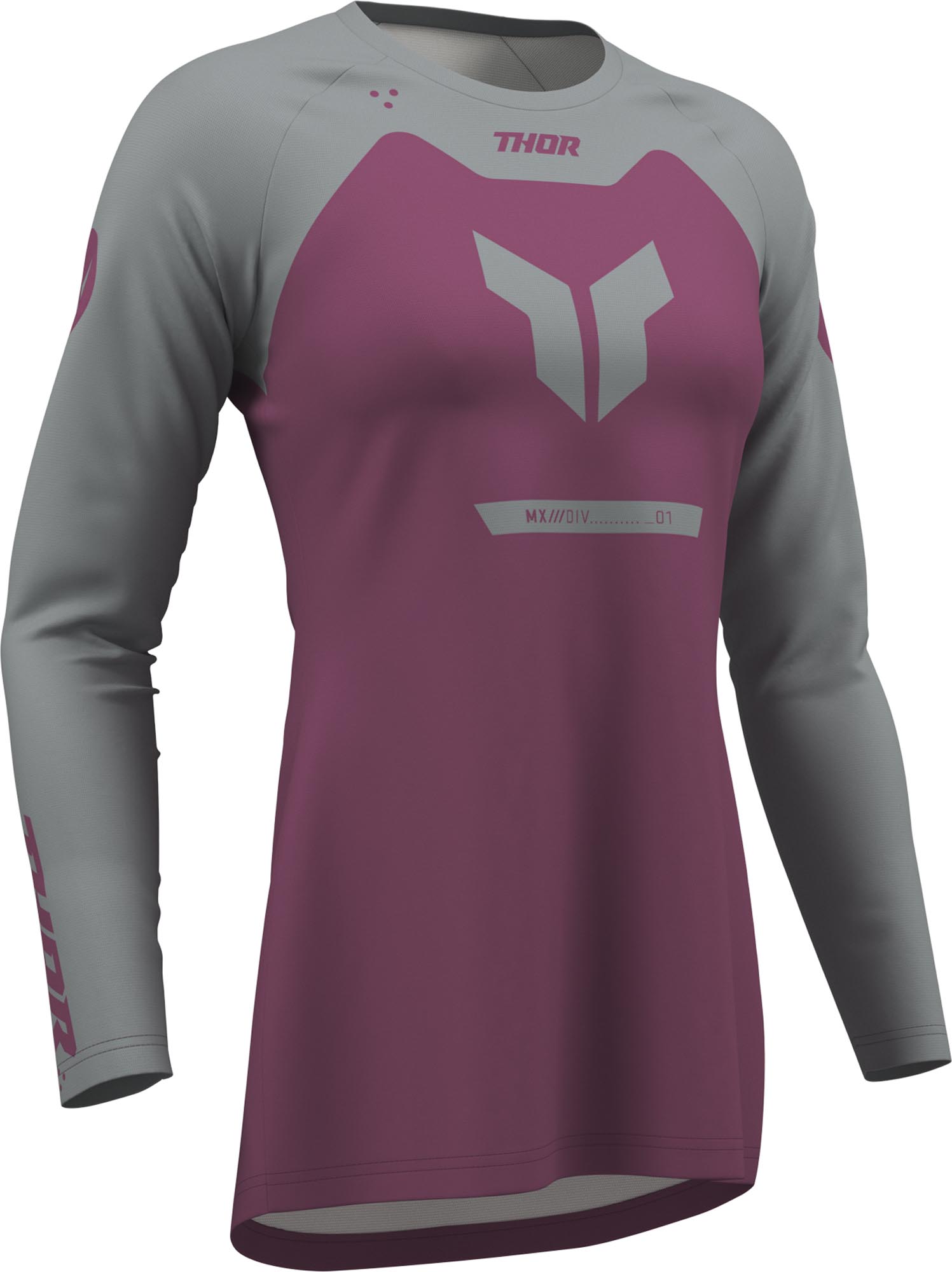Thor Ridemode Menace Maglia motocross da donna viola S Figura 2