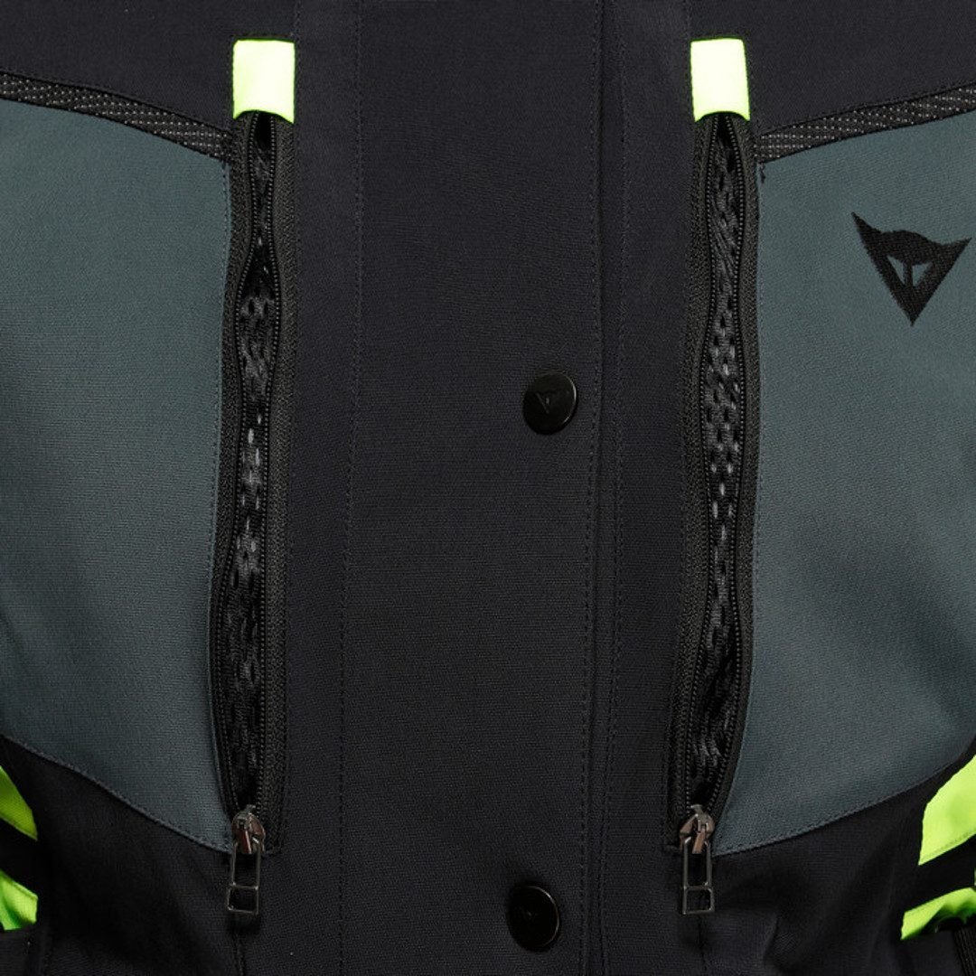 Dainese Carve Master 3 Gore-Tex Damer Motorcykel Tekstil Jakke sort/grå/gul 44 Figur 6