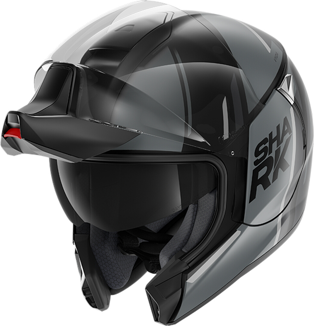 Shark Evojet Vyda Mat Klapphelm schwarz/grau L (59/60) Abbildung 2