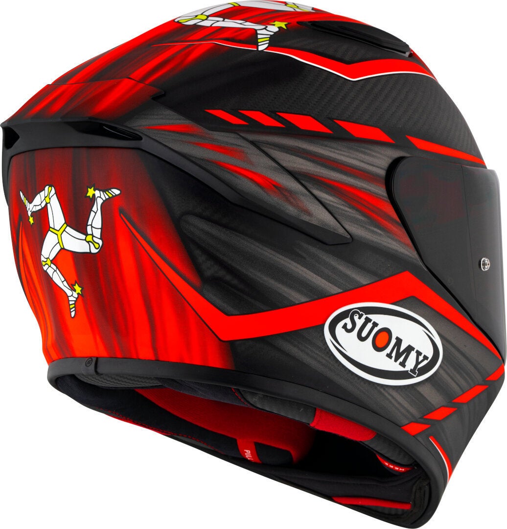 Suomy TX-Pro Johnson Replica E06 Helm schwarz matt/rot XXL (63) Abbildung 8