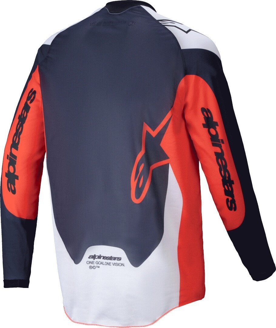Alpinestars Pro-Dura Motocross tröja Blå/orange XL Figur 2