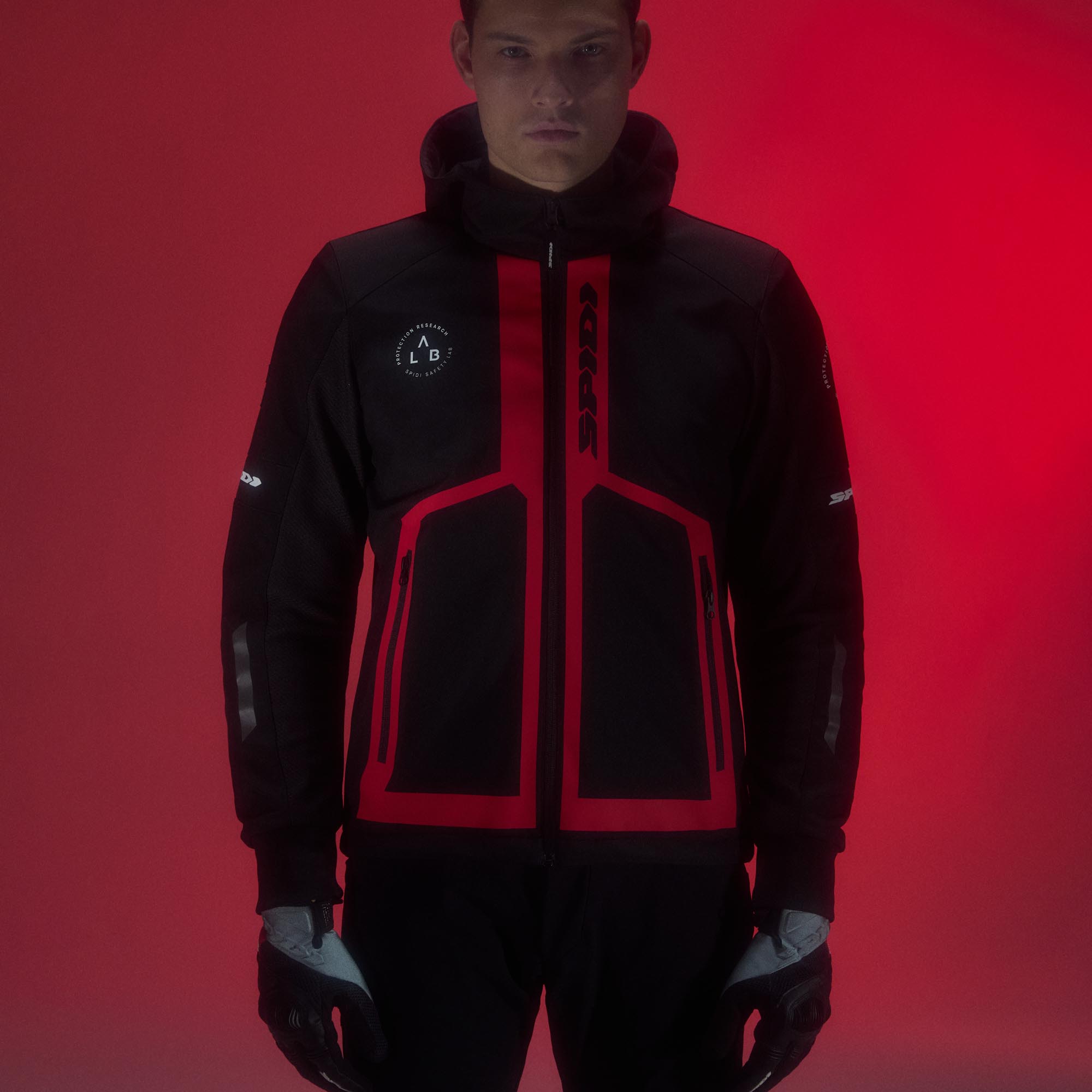 Side view of Spidi Armor Evo 2 Motorcycle Hoodie