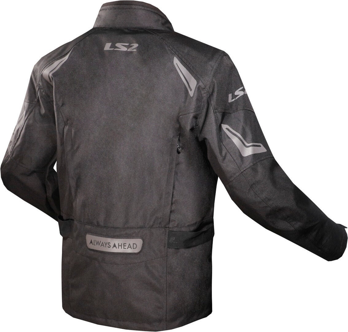 LS2 Phase waterproof Motorcycle Textile Jacket black L Figure 2