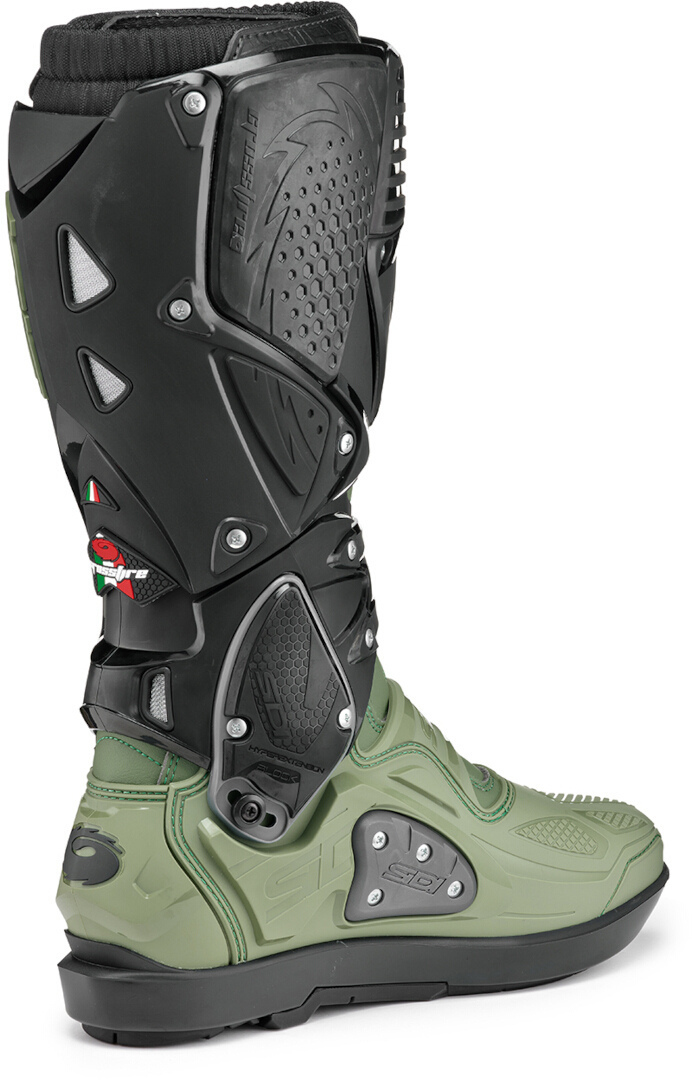 Side view of Sidi Crossfire 3 SRS Motocross Boots