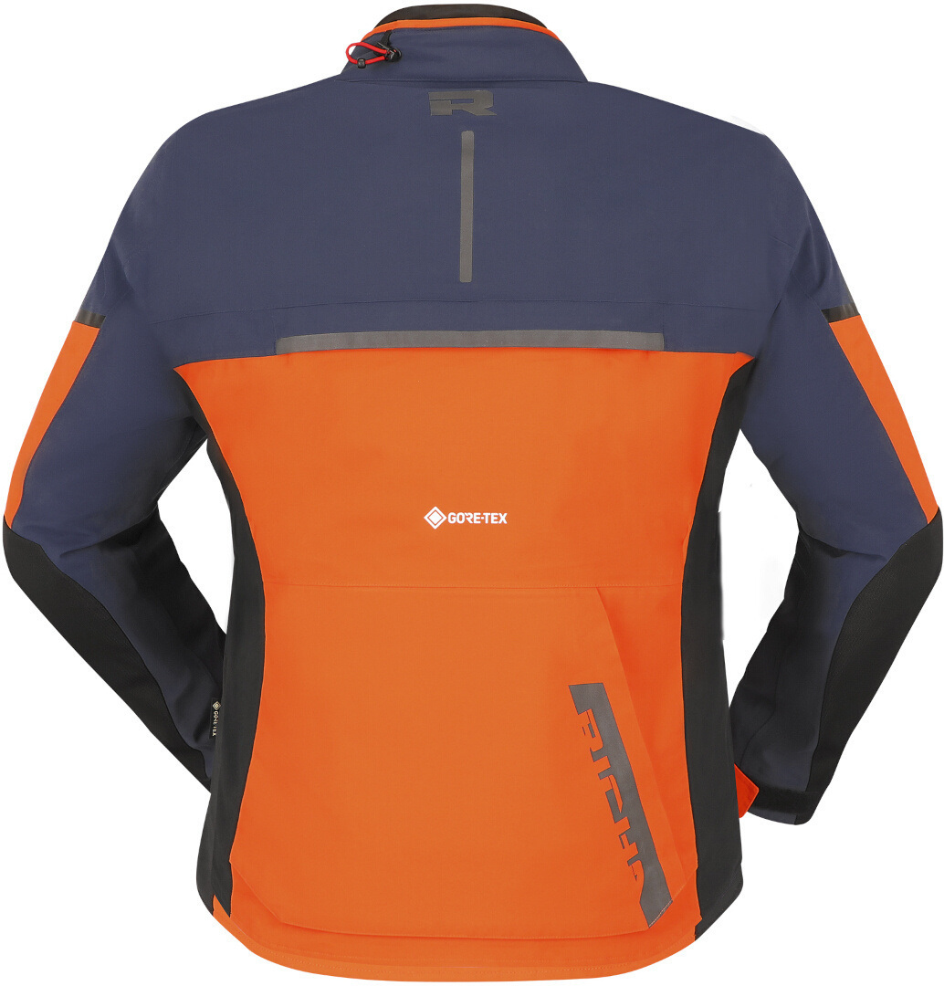 Richa Orion GTX waterproof Motorcycle Textile Jacket dark blue/orange M Figure 3