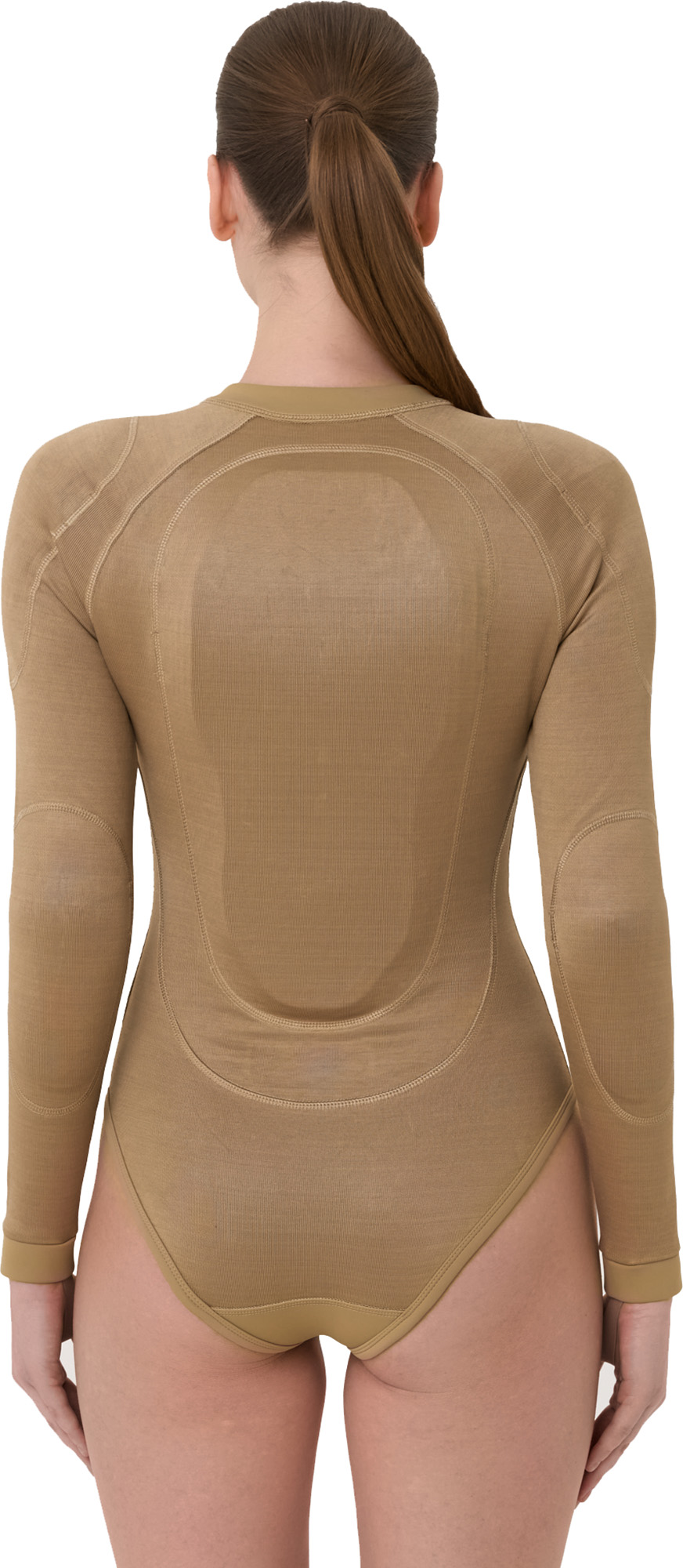 Pando Moto Shell WW AA Baselayer Damer langærmet beskyttelsesskjorte beige M Figur 3